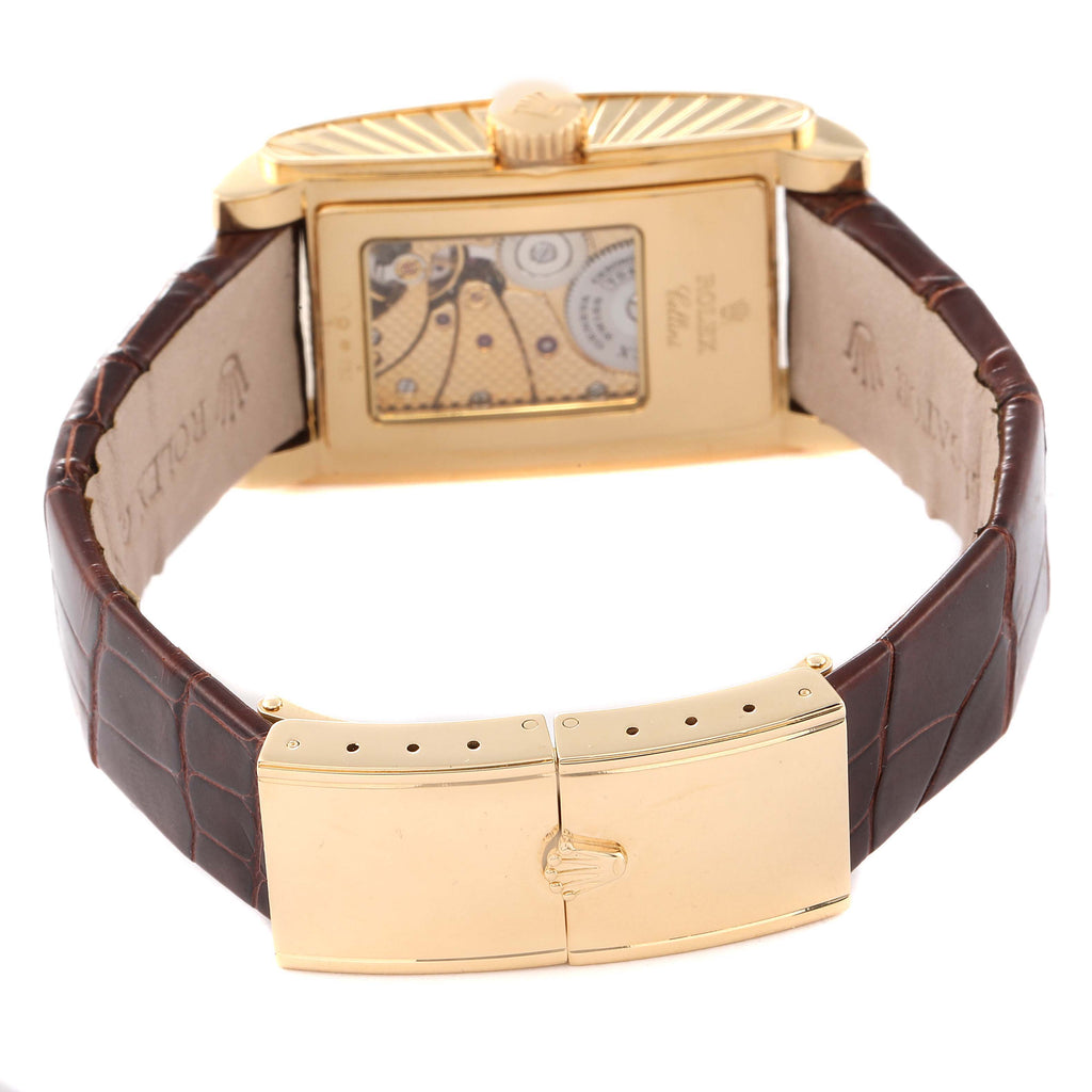 Rolex Cellini Prince Yellow Gold Champagne Dial Mens Watch 5440