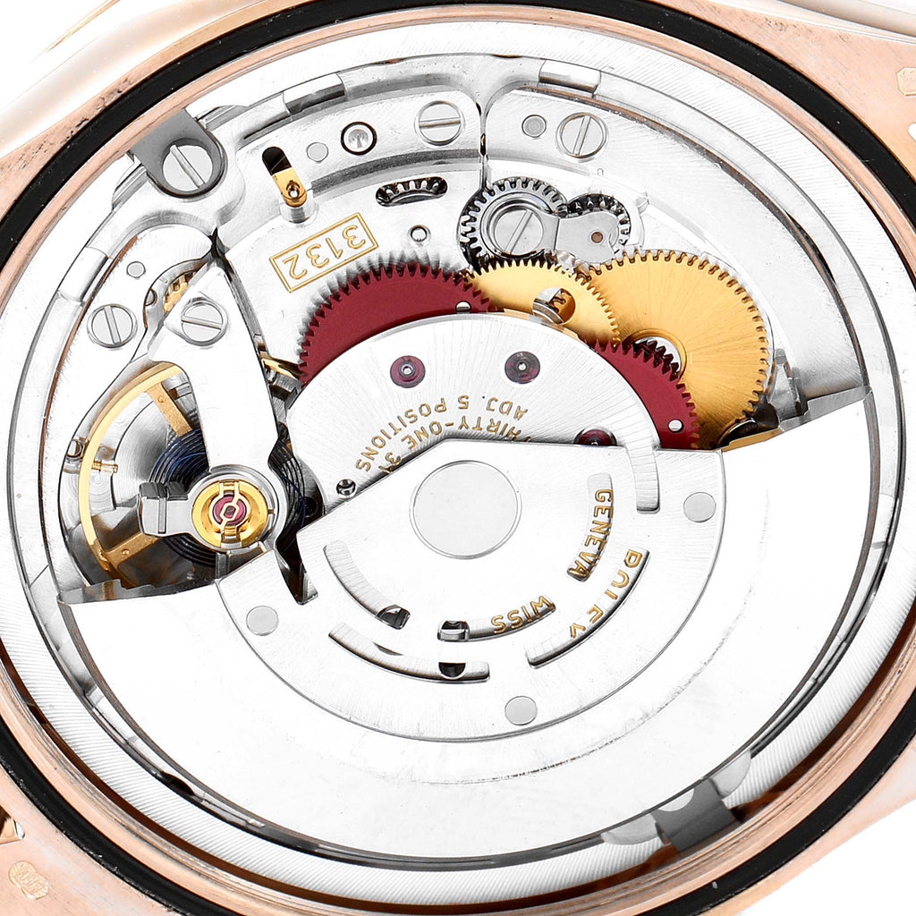 Rolex Cellini Time White Dial EveRose Gold Mens Watch 50505
