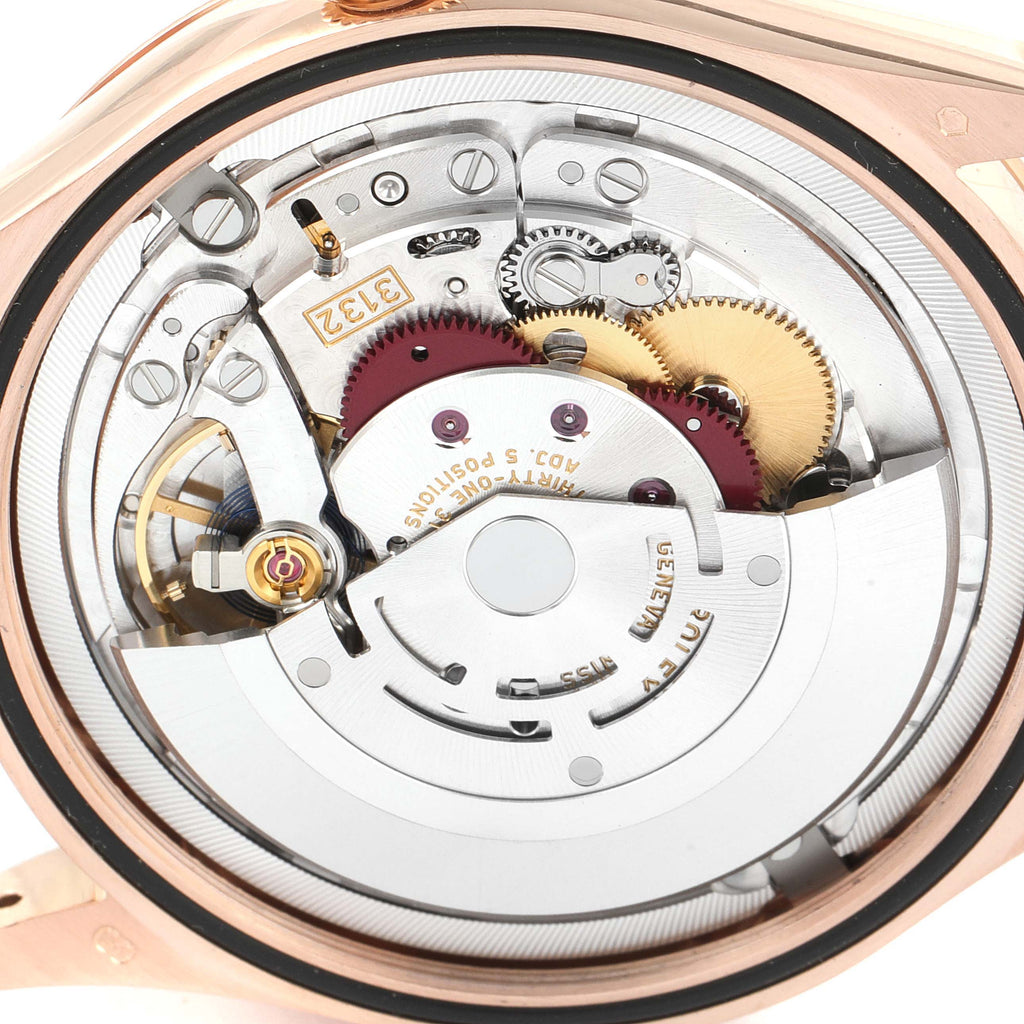 Rolex Cellini Time White Dial EveRose Gold Mens Watch 50505 Box Card