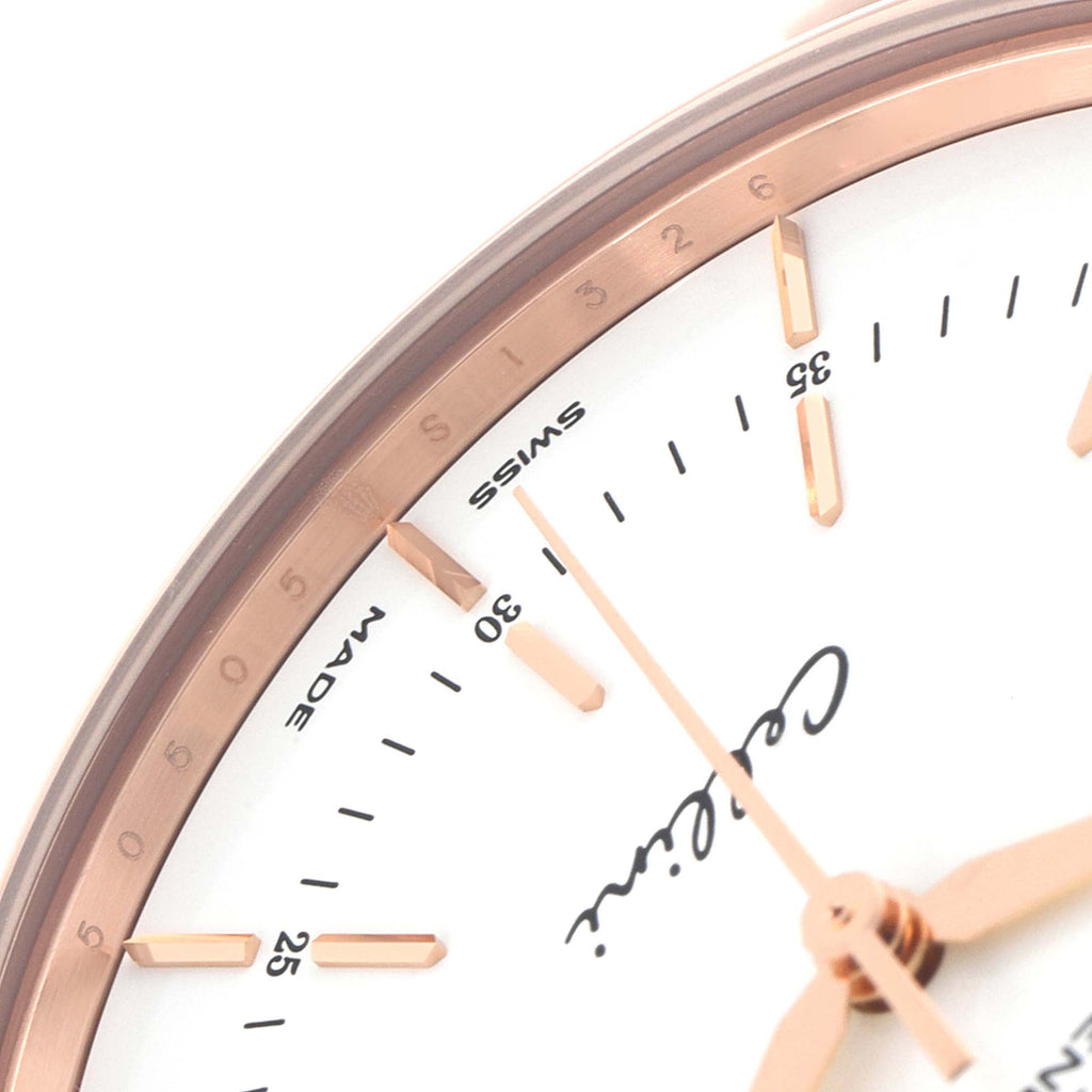 Rolex Cellini Time White Dial EveRose Gold Mens Watch 50505 Box Card