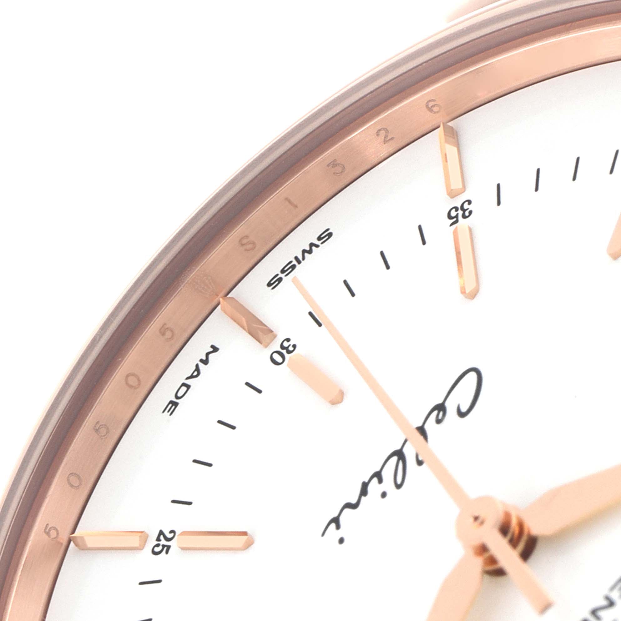 Rolex Cellini Time White Dial EveRose Gold Mens Watch 50505 Box Card