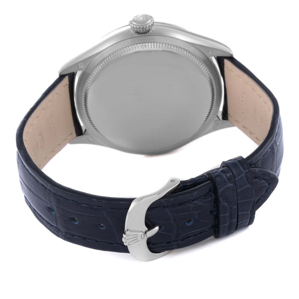 Rolex Cellini Time White Gold White Dial Automatic Mens Watch 50509