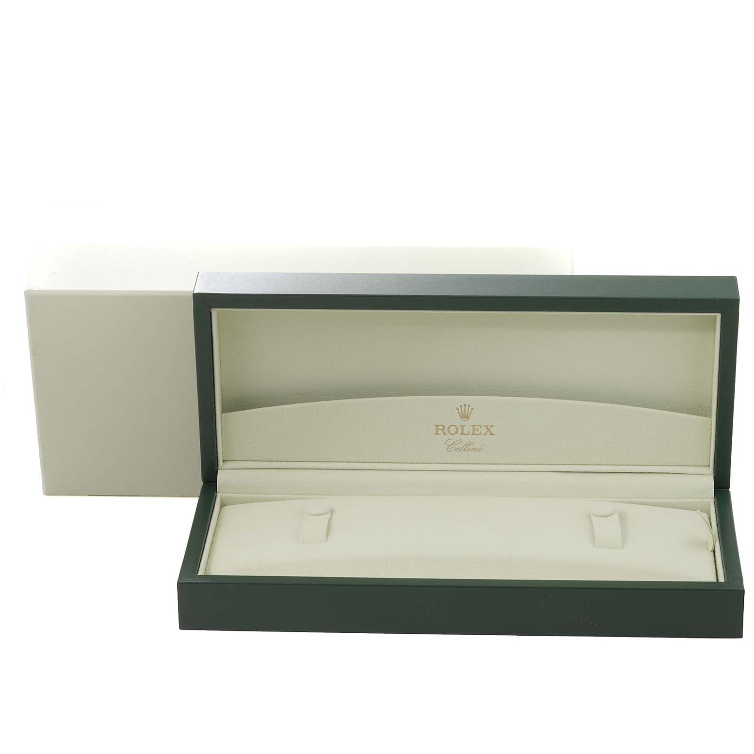 Rolex Cellini Time White Gold White Dial Automatic Mens Watch 50509