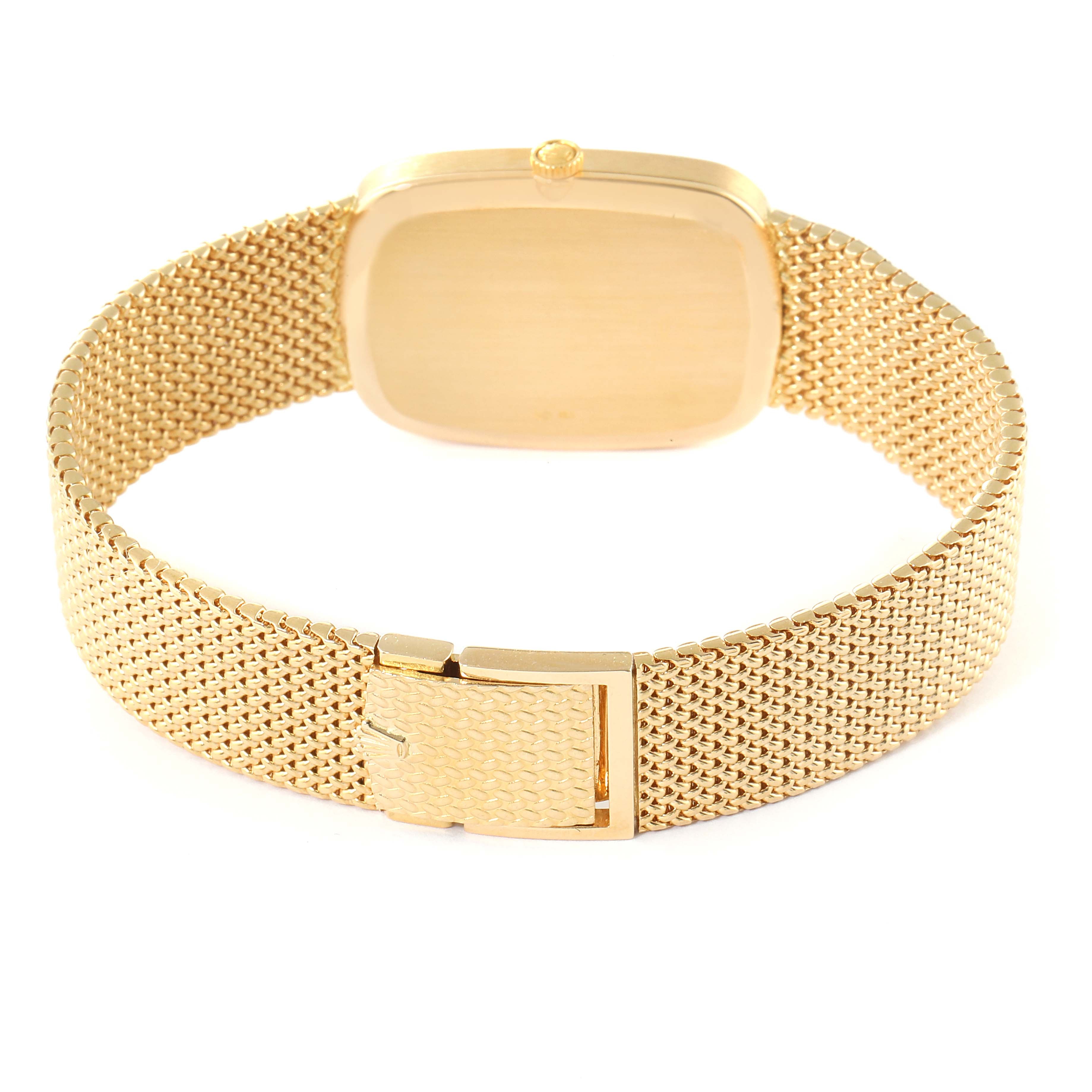Rolex Cellini Champagne Dial 18k Yellow Gold Vintage Mens Watch 4310 Papers