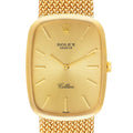 Rolex Cellini Champagne Dial 18k Yellow Gold Vintage Mens Watch 4310 Papers