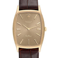 Rolex Cellini Yellow Gold Champagne Dial Vintage Ladies Watch 3807