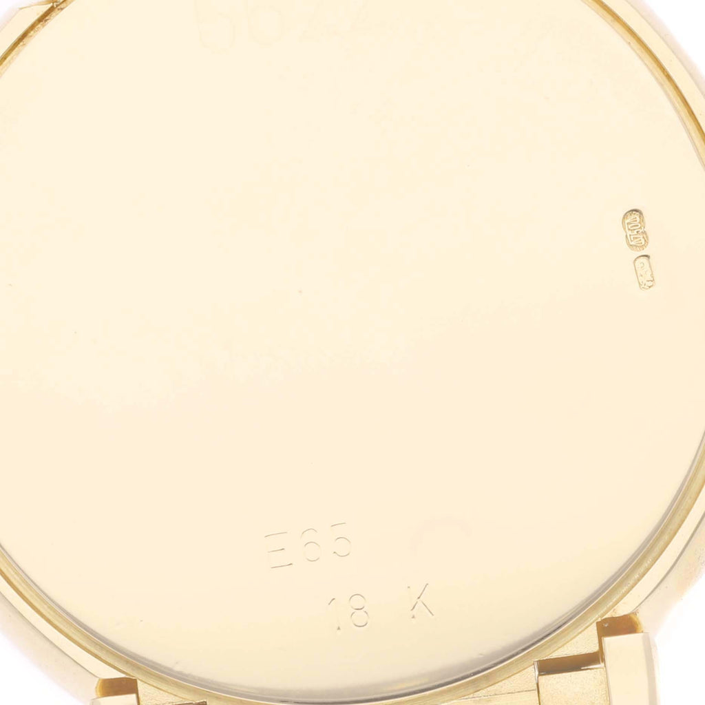 Rolex Cellini Yellow Gold Champagne Diamond Dial Mens Watch 6622