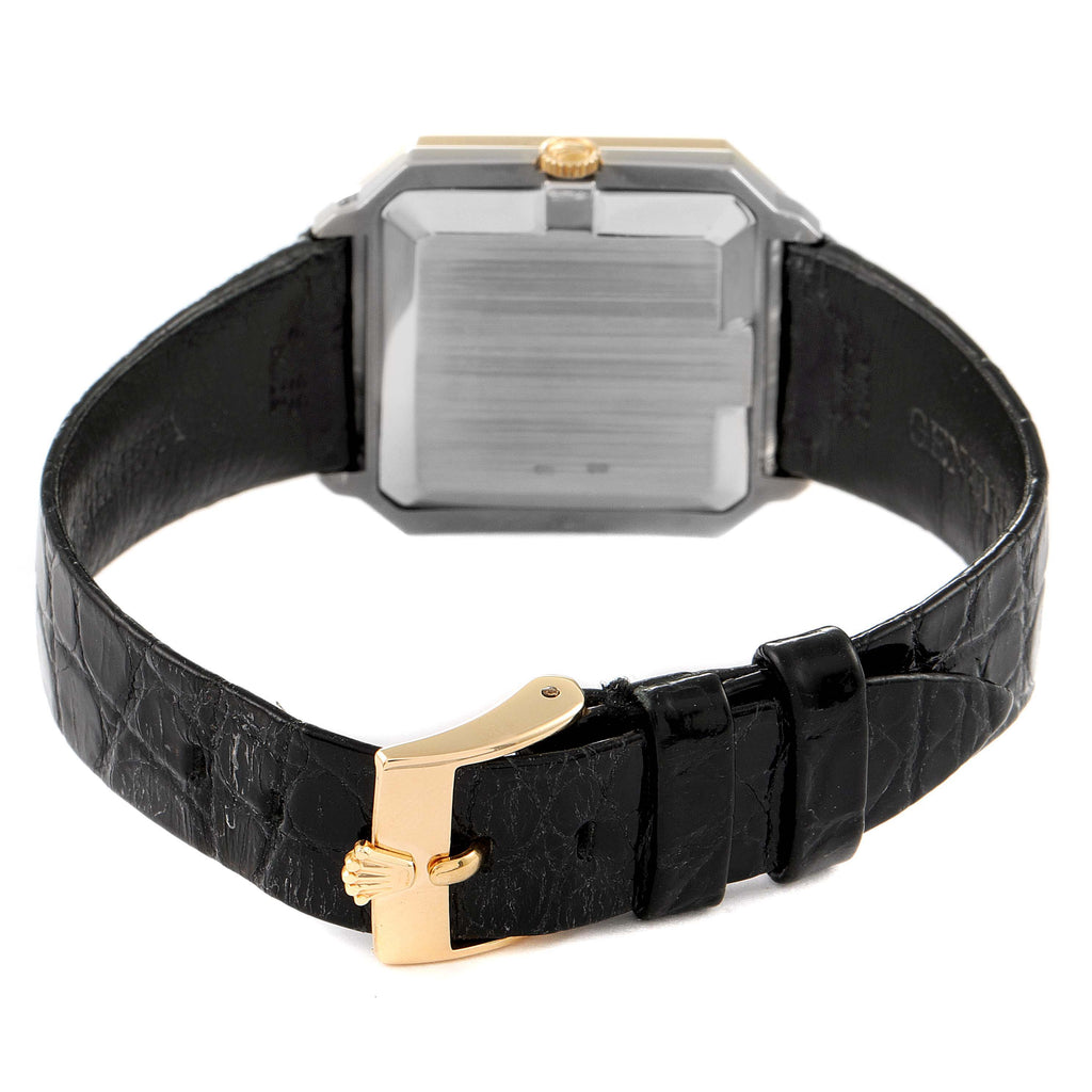 Rolex Cellini Yellow Gold Diamond Vintage Mens Watch 5032