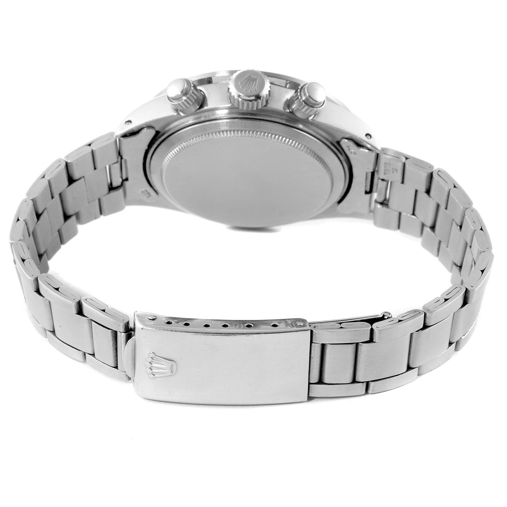 Rolex Cosmograph Pre Daytona Steel Silver Dial Vintage Mens Watch 6240