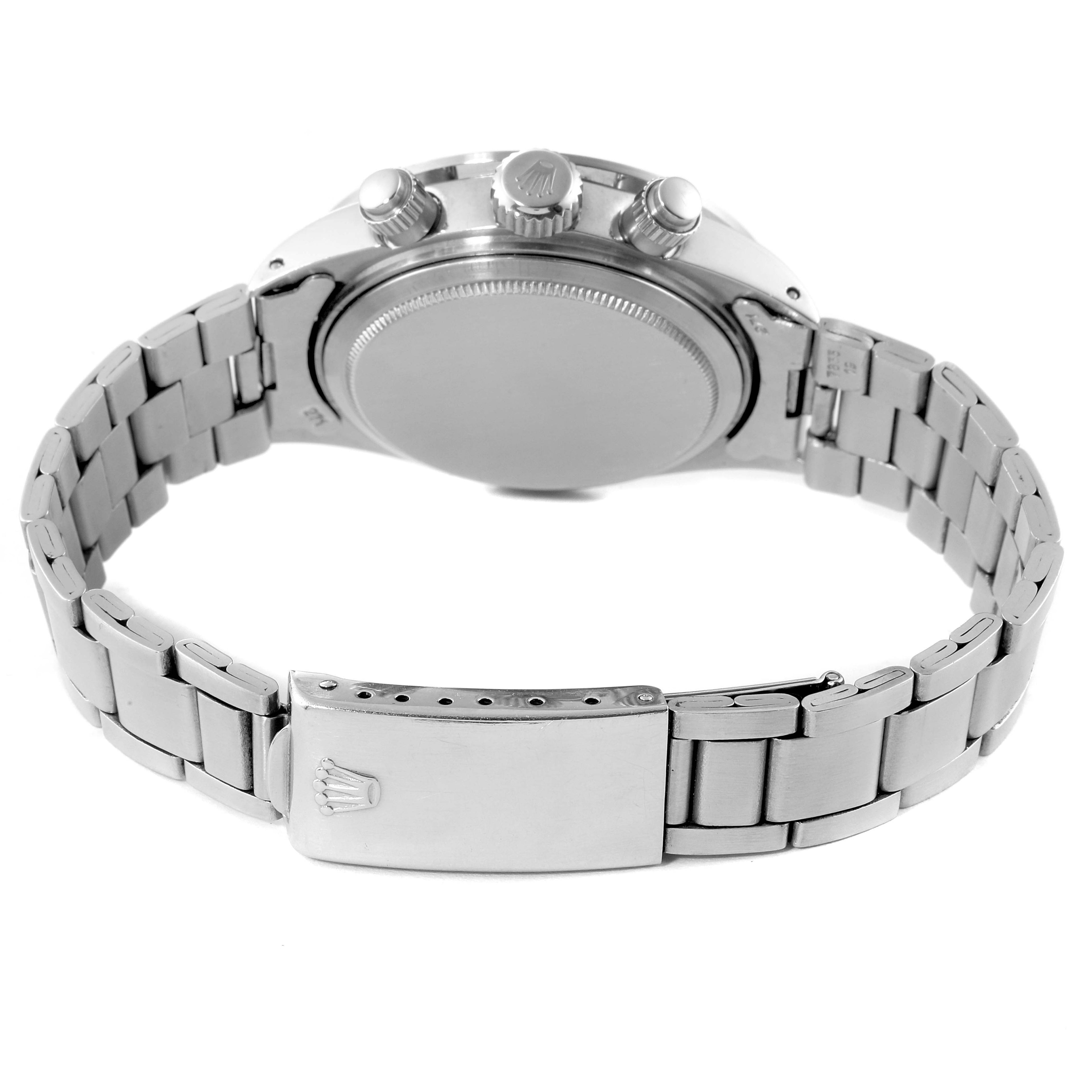 Rolex Cosmograph Pre Daytona Steel Silver Dial Vintage Mens Watch 6240