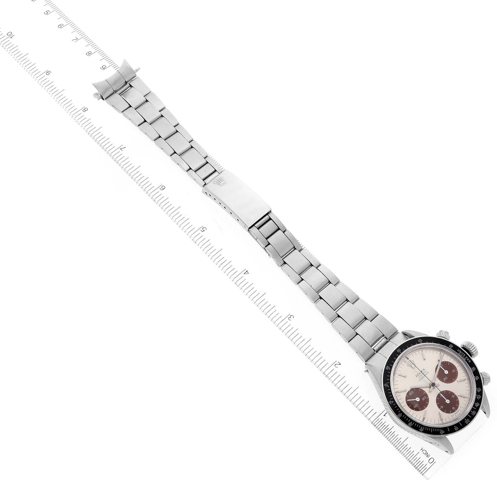 Rolex Cosmograph Pre Daytona Steel Silver Dial Vintage Mens Watch 6240