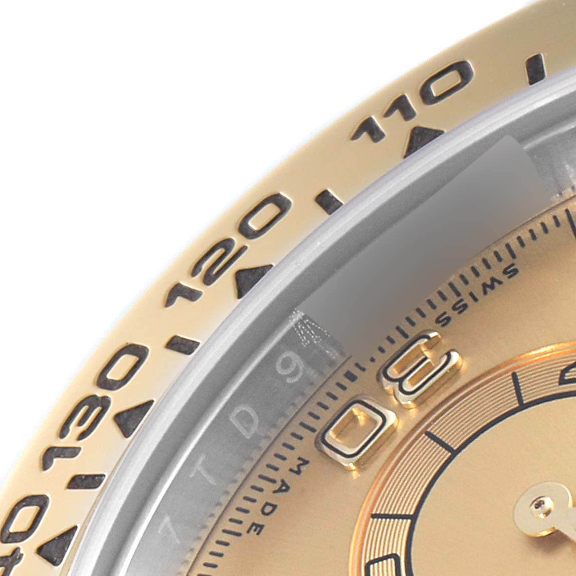 Rolex Daytona Diamond Dial Steel Yellow Gold Mens Watch 116503 Box Card