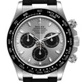 Rolex Daytona Grey Dial White Gold Ceramic Bezel Mens Watch 116519 Box Card