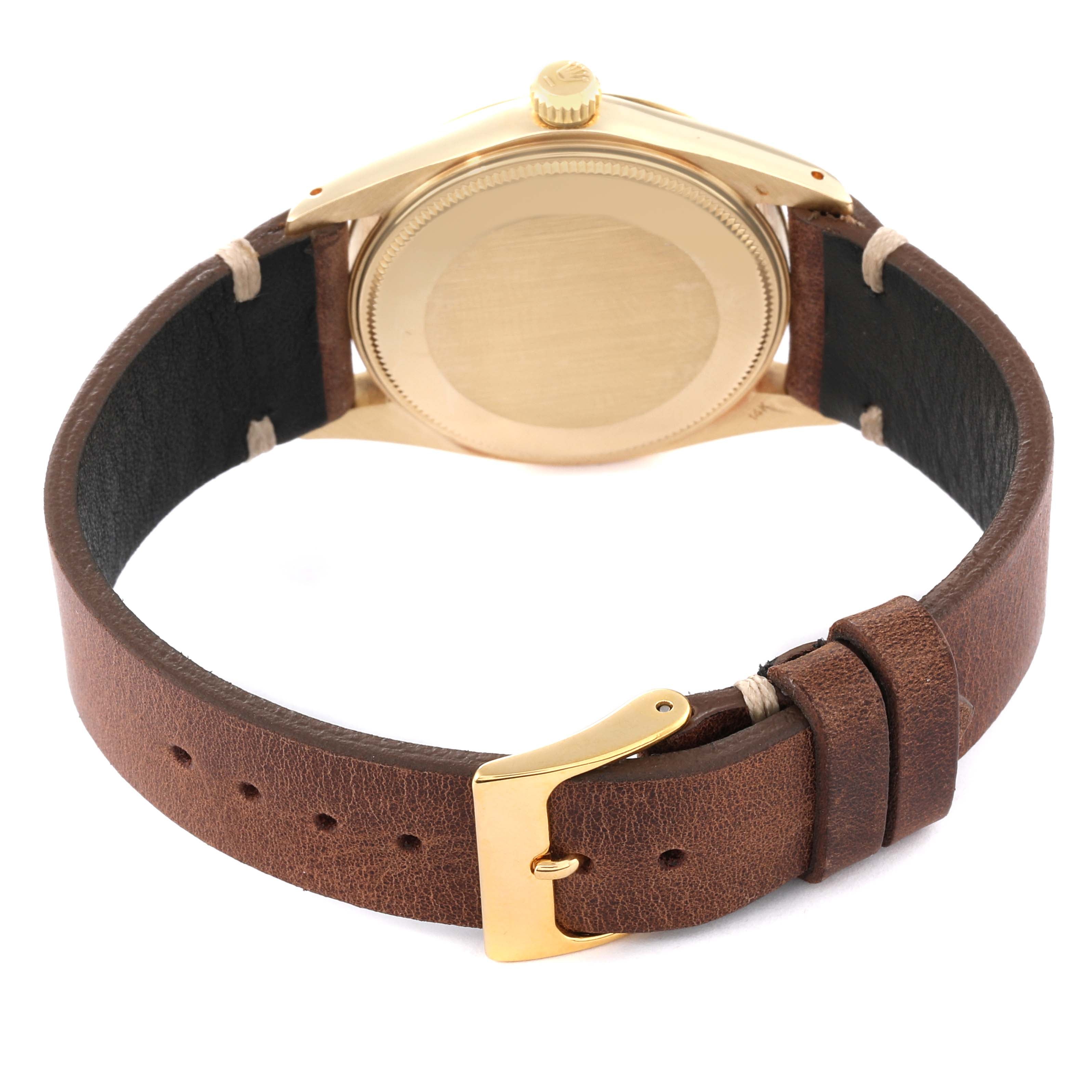 Rolex Date 14K Yellow Gold Automatic Vintage Mens Watch 1503