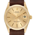 Rolex Date 14K Yellow Gold Automatic Vintage Mens Watch 1503