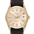 Rolex Date 14K Yellow Gold Automatic Vintage Mens Watch 1503 Box Papers