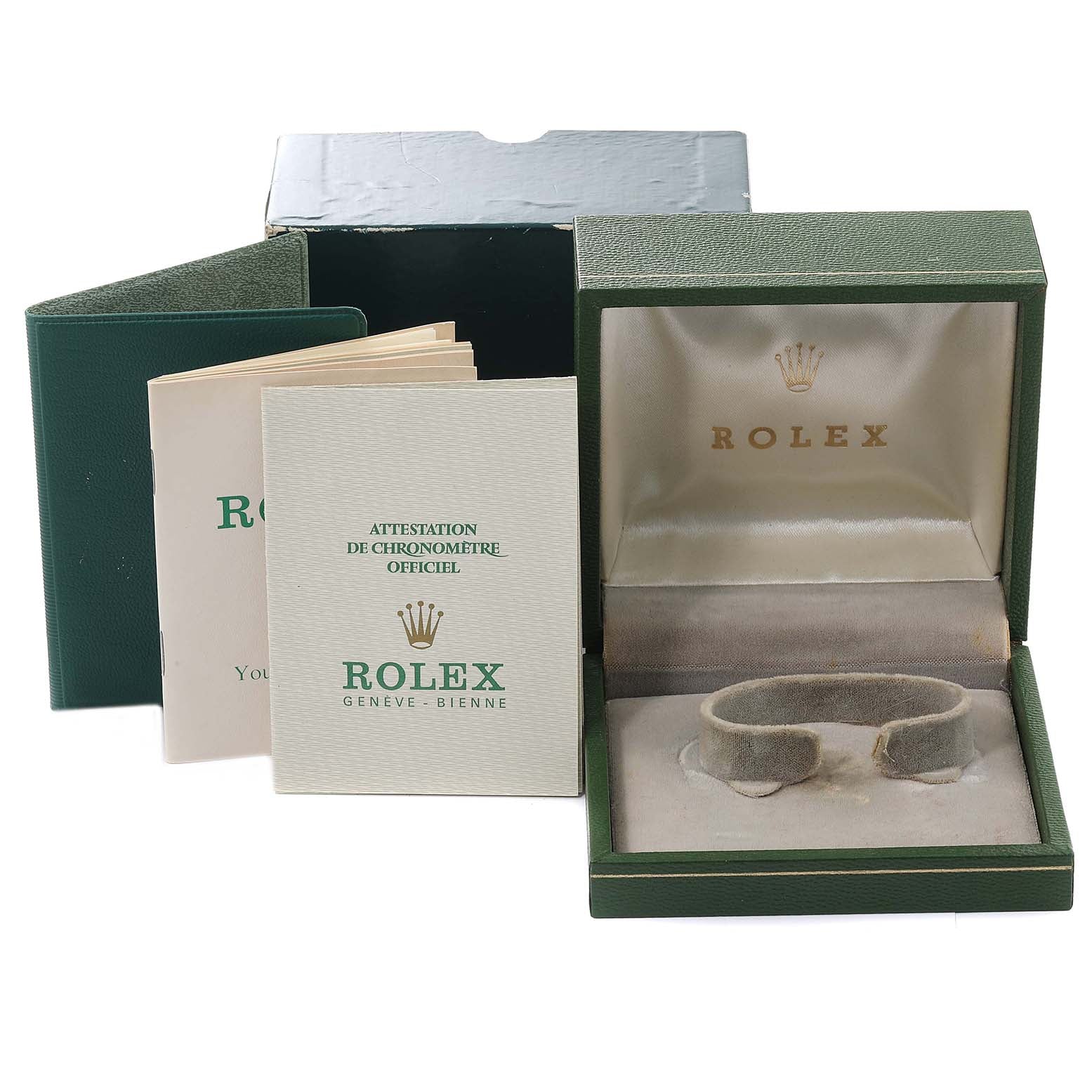 Rolex Date 14K Yellow Gold Automatic Vintage Mens Watch 1503 Box Papers