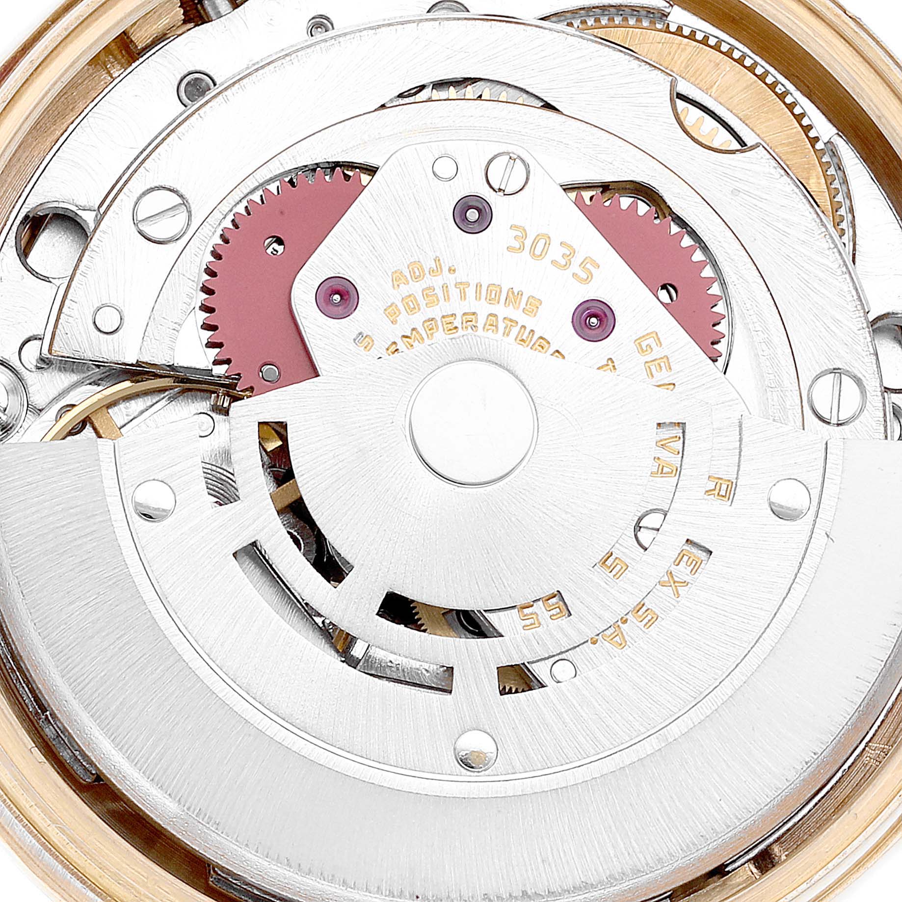 Rolex Date 14k Yellow Gold Champagne Dial Vintage Mens Watch 15007