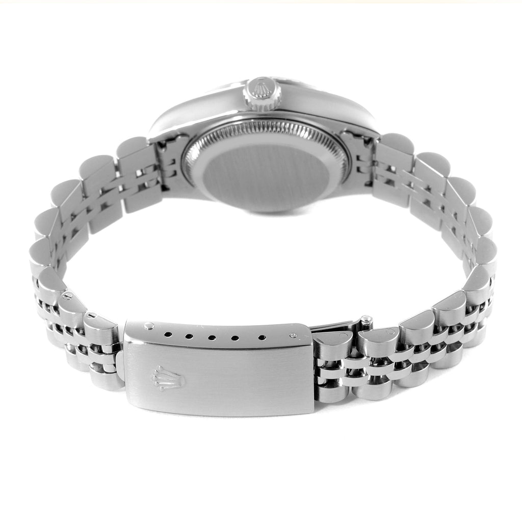 Rolex Date Black Dial Jubilee Bracelet Steel Ladies Watch 79240