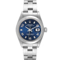 Rolex Date 26 Blue Dial Oyster Bracelet Steel Ladies Watch 79160