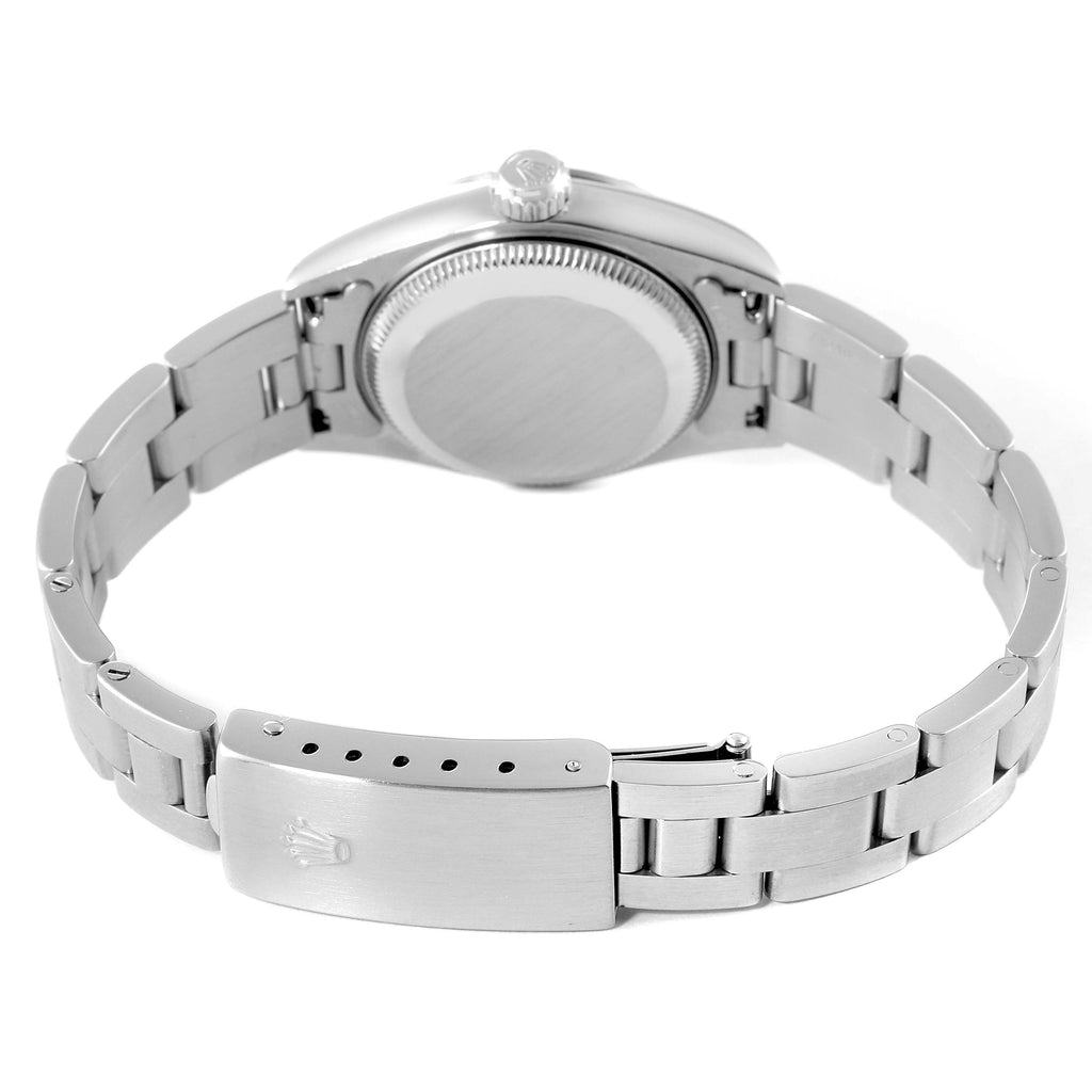 Rolex Date Blue Dial Oyster Bracelet Steel Ladies Watch 79190