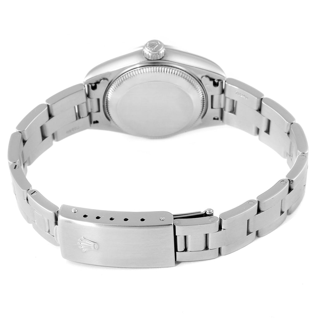 Rolex Date 26 White Dial Oyster Bracelet Steel Ladies Watch 79160 Box Papers