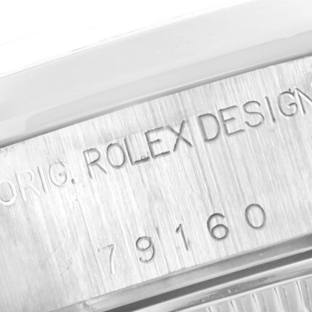 Rolex Date 26 White Dial Oyster Bracelet Steel Ladies Watch 79160 Box Papers