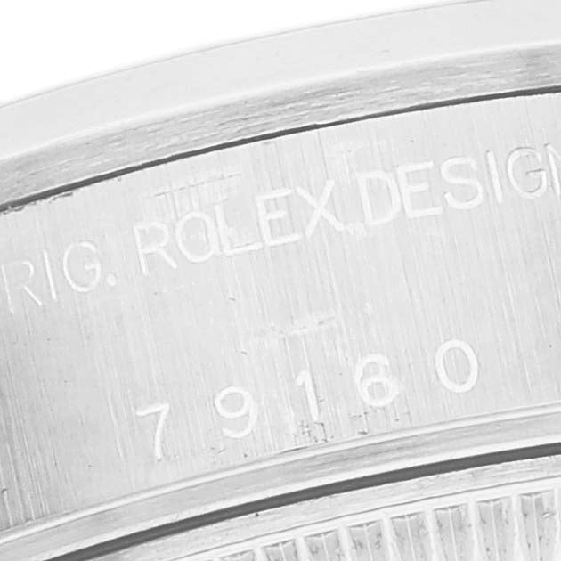 Rolex Date 26 White Dial Smooth Bezel Steel Ladies Watch 79160 Box Papers