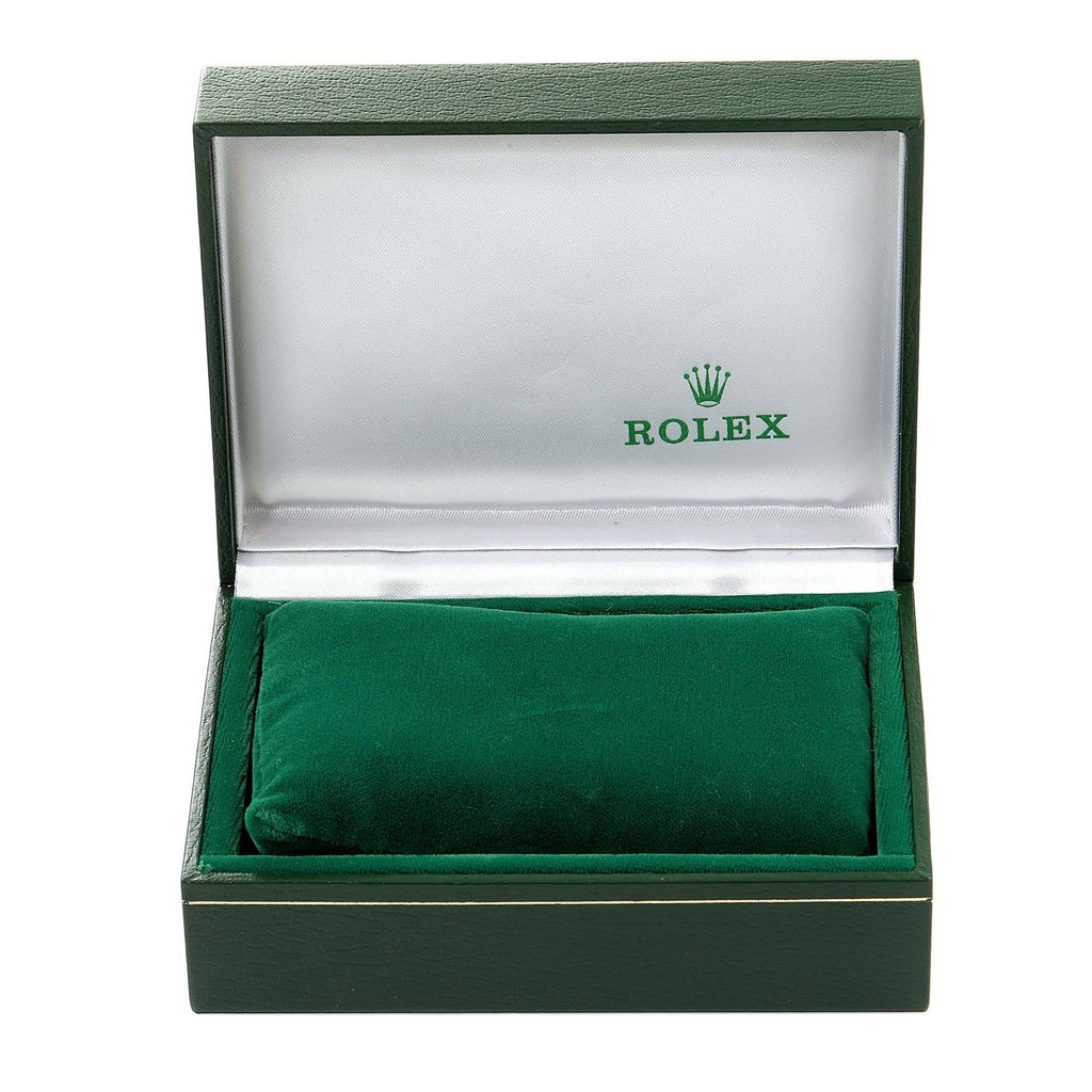 Rolex Date Steel Black Baton Dial Oyster Bracelet Ladies Watch 79190