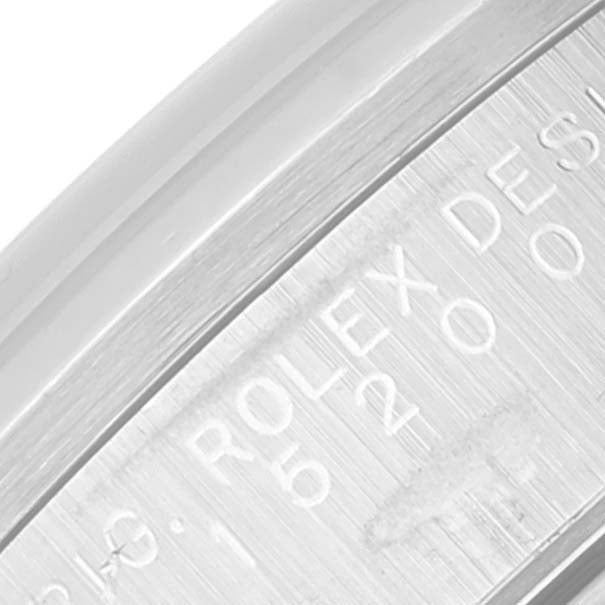 Rolex Date Black Dial Oyster Bracelet Steel Mens Watch 15200 Box Service Card