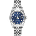 Rolex Date Blue Dial Jubilee Bracelet Steel Ladies Watch 79240