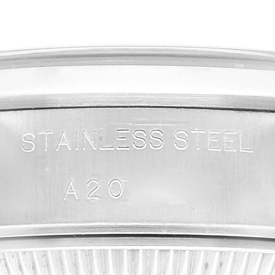 Rolex Date Blue Dial Smooth Bezel Oyster Bracelet Steel Ladies Watch 69160