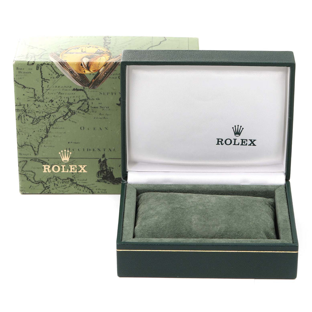 Rolex Date Blue Dial Oyster Bracelet Steel Ladies Watch 69190