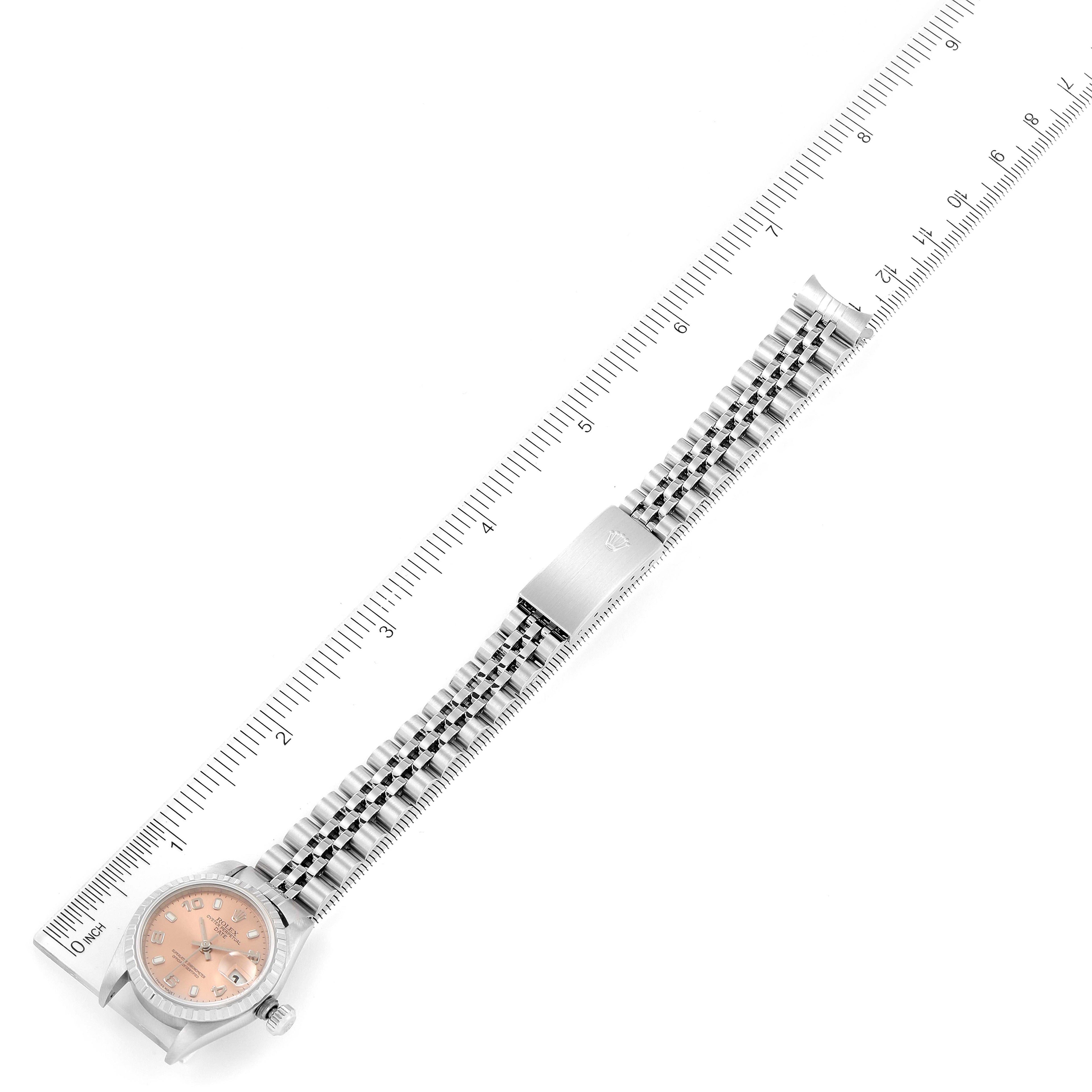 Rolex Date Salmon Dial Jubilee Bracelet Ladies Watch 79240