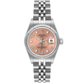 Rolex Date Salmon Dial Jubilee Bracelet Steel Ladies Watch 79190 Papers