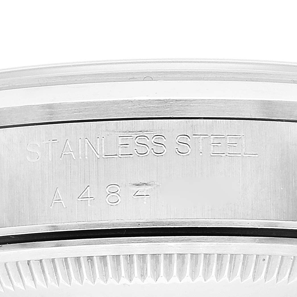 Rolex Date Salmon Dial Oyster Bracelet Steel Mens Watch 15200 Box Papers