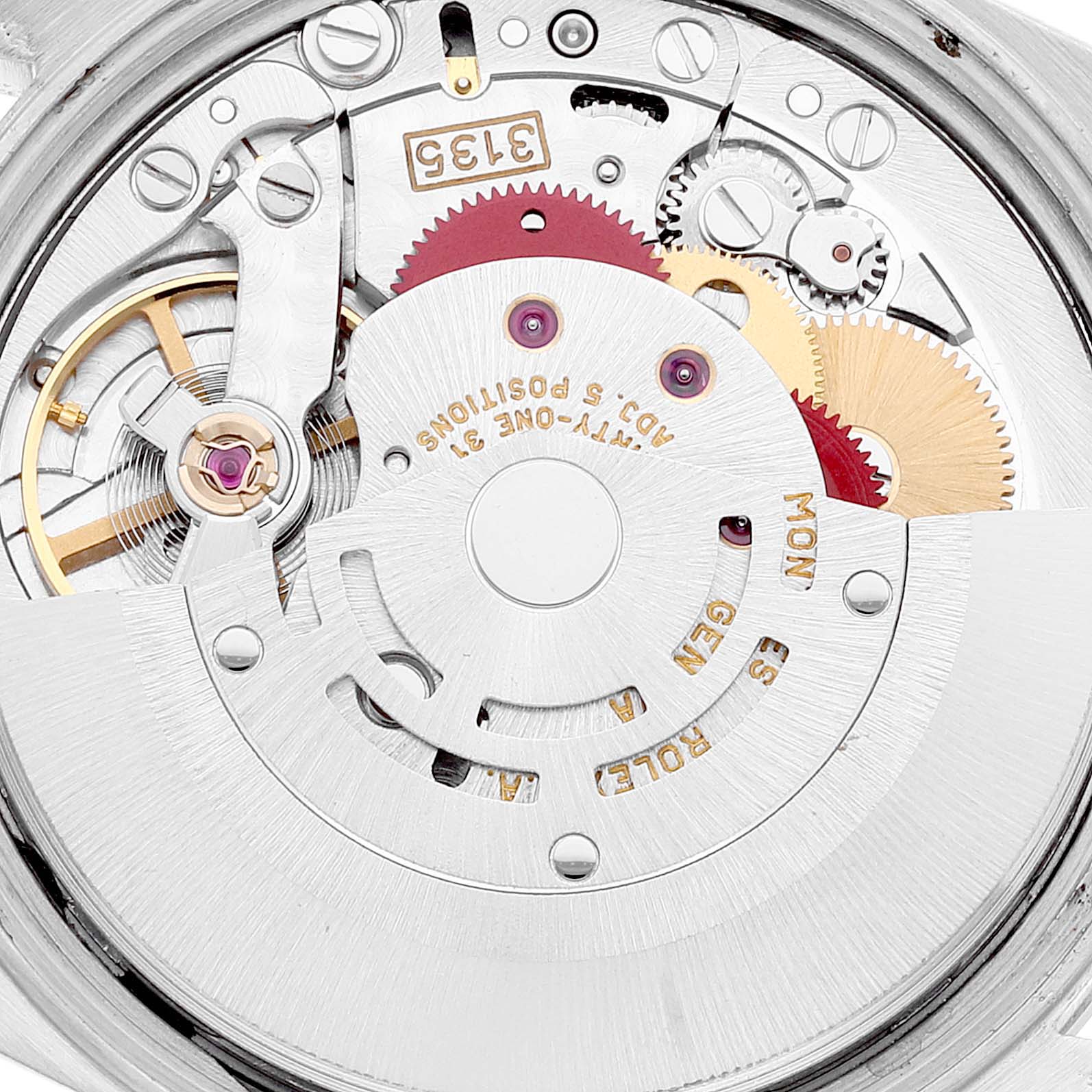 Rolex Date Silver Dial Jubilee Bracelet Automatic Mens Watch 15200