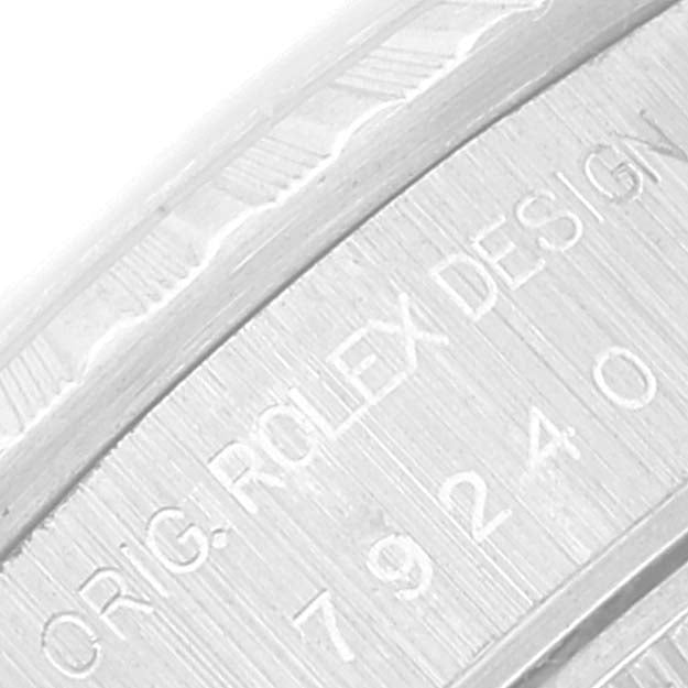 Rolex Date Silver Dial Jubilee Bracelet Ladies Watch 79240