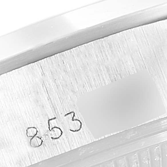 Rolex Date Silver Dial Jubilee Bracelet Steel Watch 69160 Box Service Card