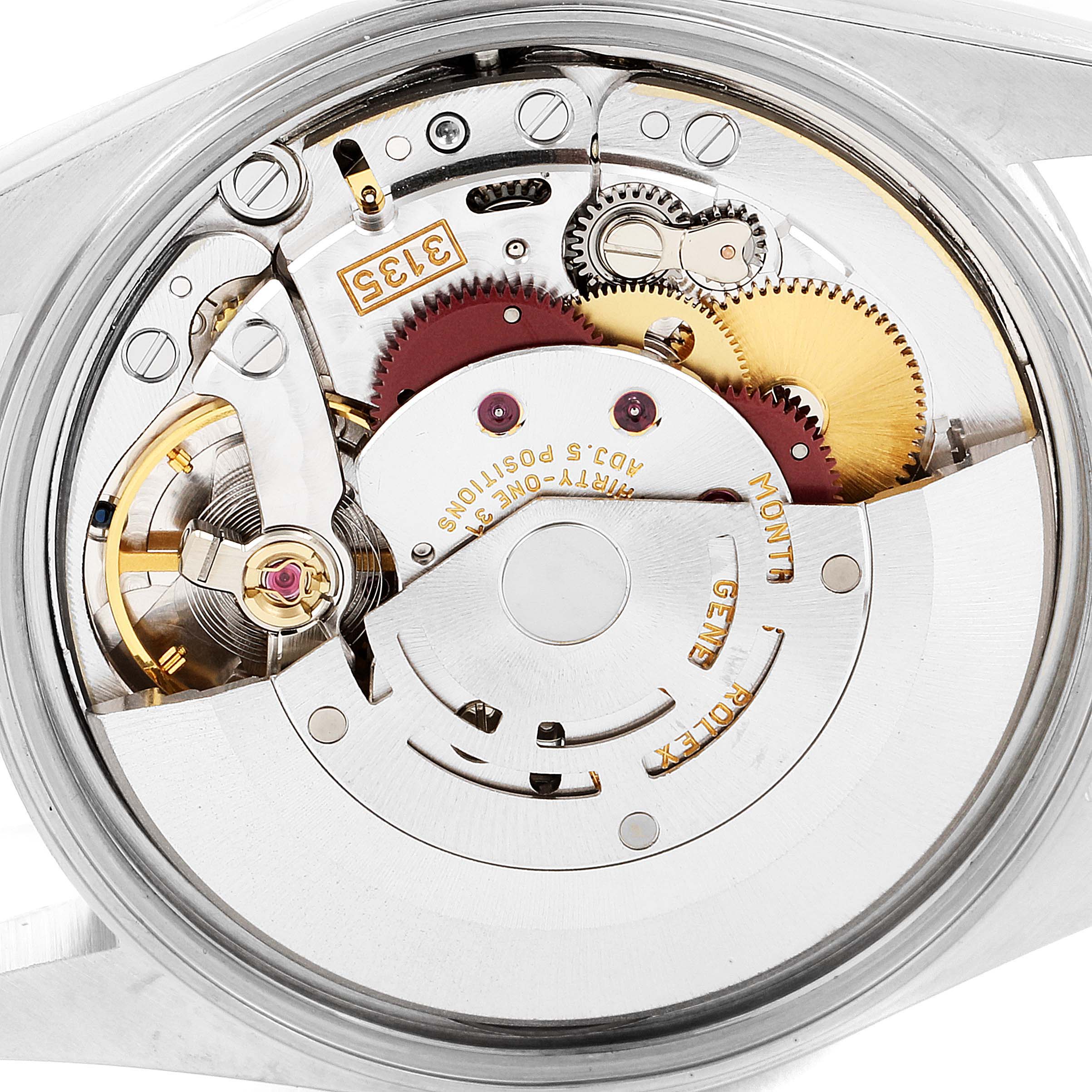 Rolex Date Silver Dial Oyster Bracelet Automatic Mens Watch 15200