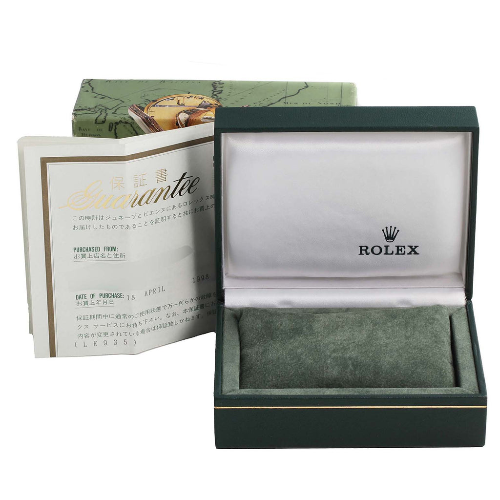 Rolex Date Silver Dial Oyster Bracelet Steel Ladies Watch 69160 Box Papers
