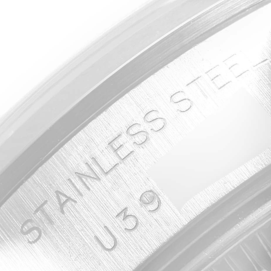Rolex Date Silver Dial Oyster Bracelet Steel Ladies Watch 69160 Box Papers