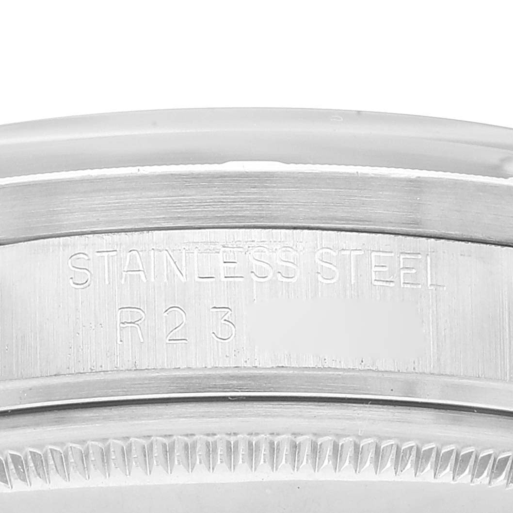 Rolex Date Stainless Steel Black Dial Vintage Mens Watch 15010