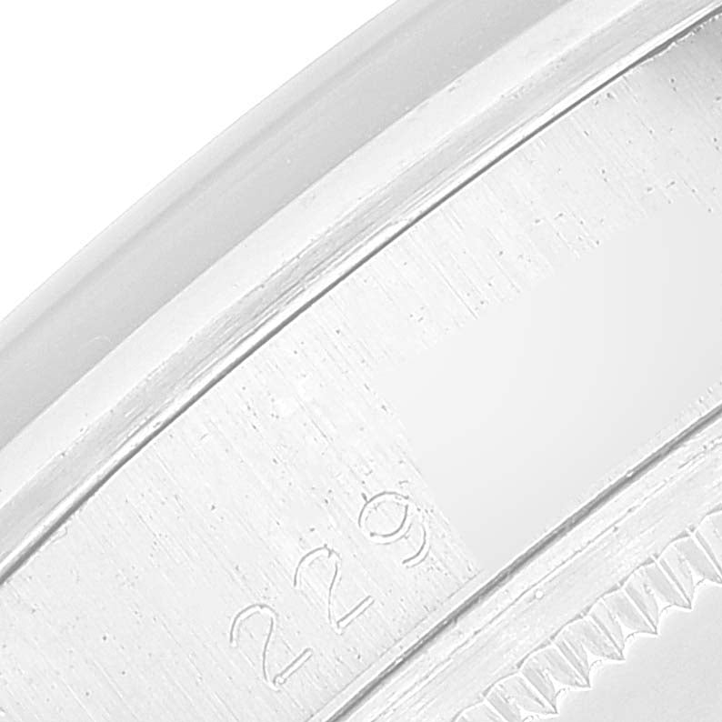 Rolex Date Stainless Steel Silver Brick Dial Vintage Mens Watch 1500