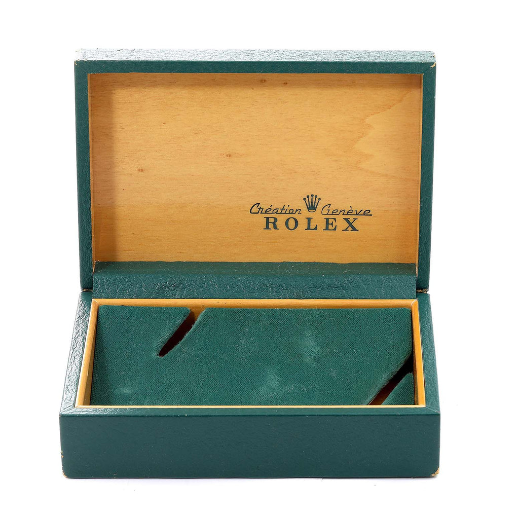 Rolex Date Stainless Steel Silver Brick Dial Vintage Mens Watch 1500