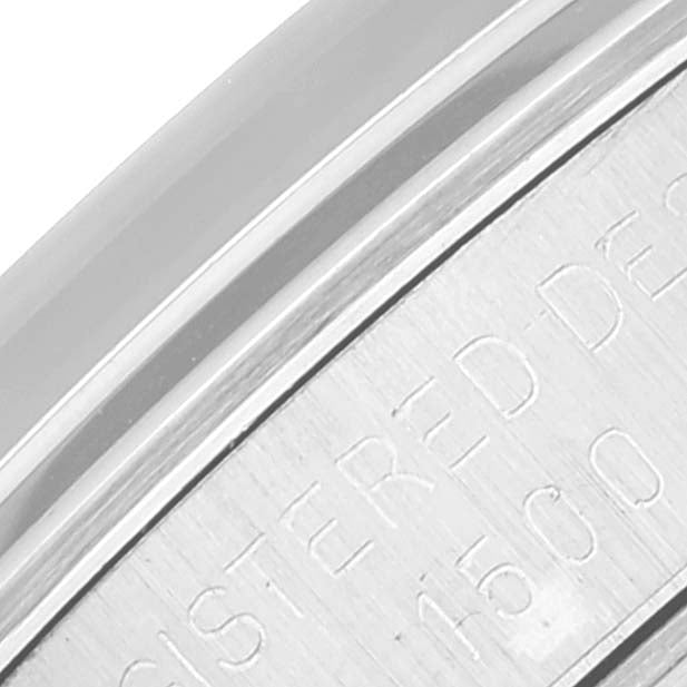 Rolex Date Stainless Steel Silver Dial Vintage Mens Watch 1500