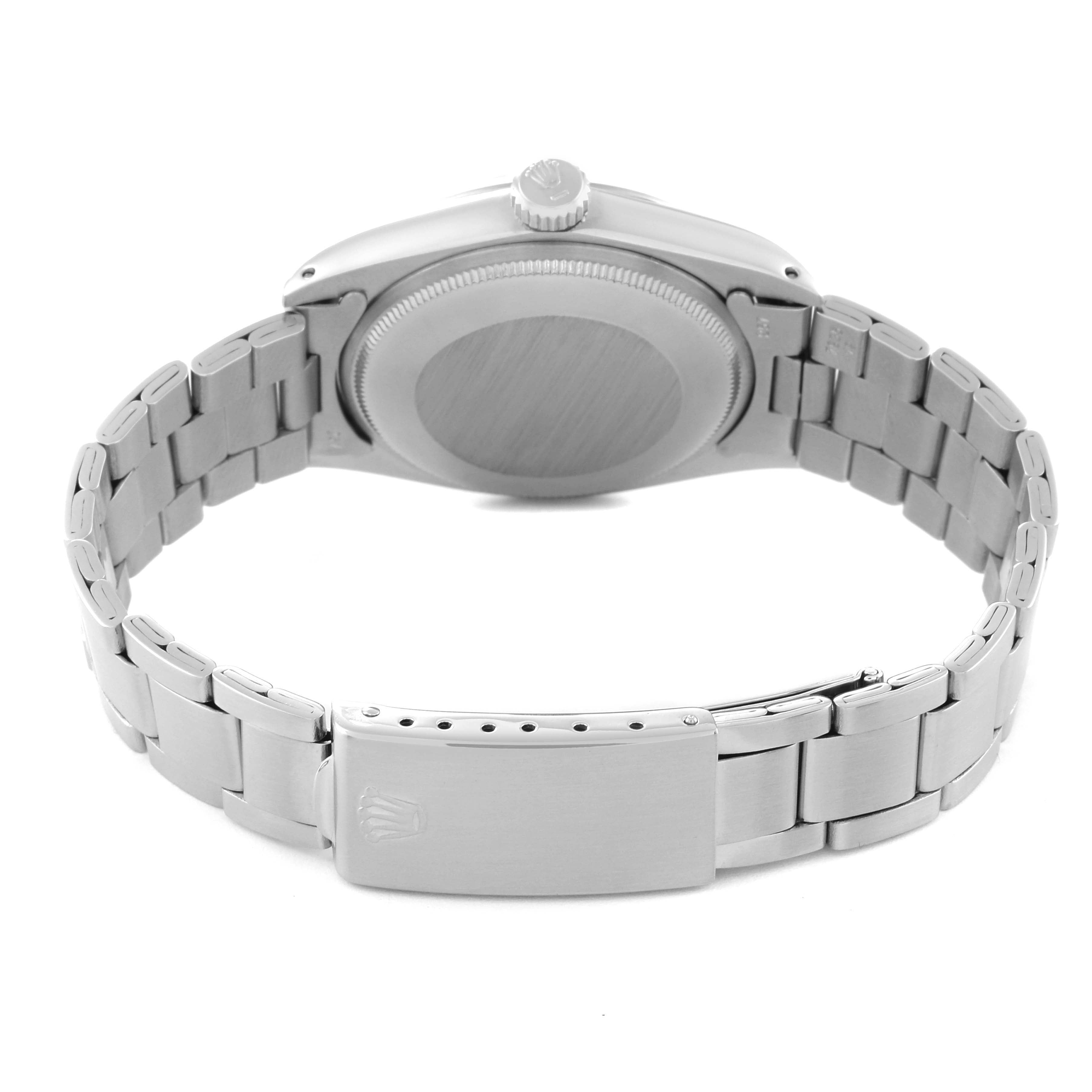 Rolex Date Stainless Steel Silver Dial Vintage Mens Watch 1500