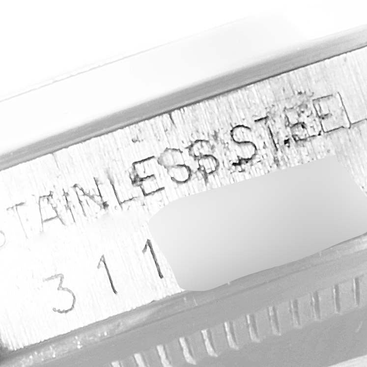 Rolex Date Stainless Steel Silver Dial Vintage Mens Watch 1500 Box Papers