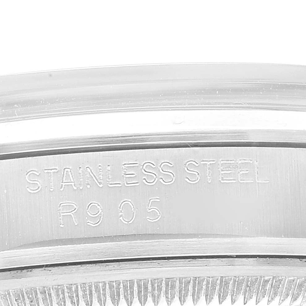 Rolex Date Stainless Steel Silver Dial Vintage Mens Watch 15000c