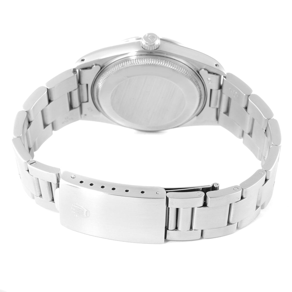 Rolex Date Stainless Steel Silver Dial Vintage Mens Watch 15000c